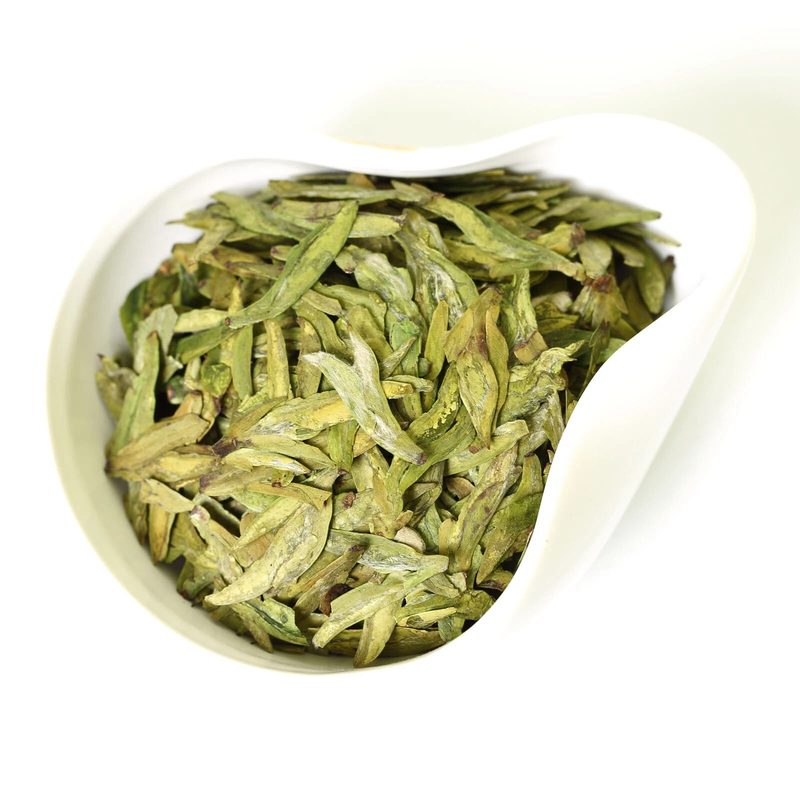 明前龙井绿茶 扁平挺直 散装干茶