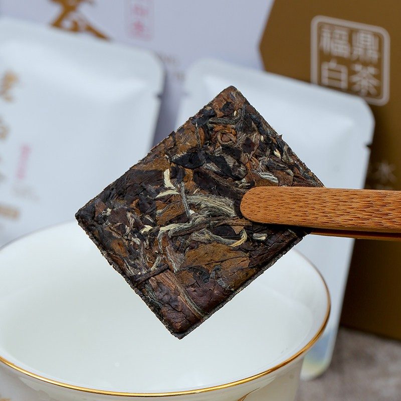 福鼎寿眉小方片 独立包装 礼盒装小茶饼