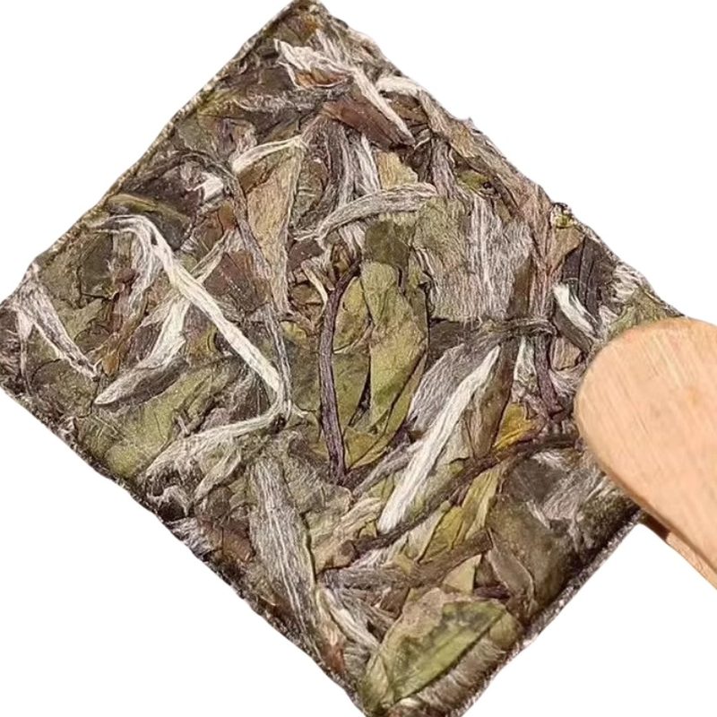 福鼎白牡丹 紧压小方片 花香茶饼干 细节图1