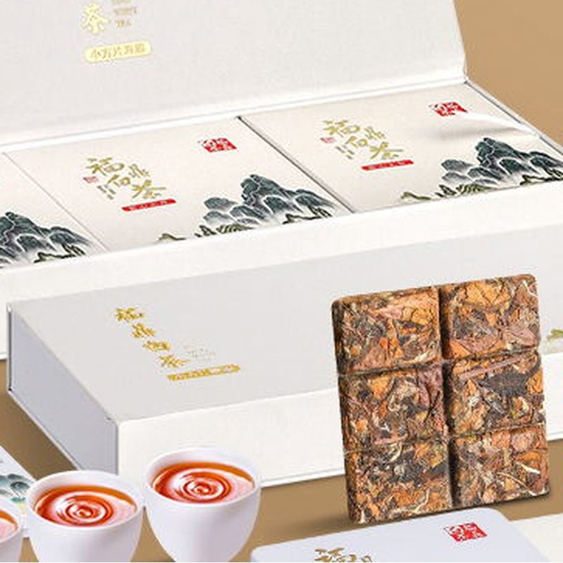 2018年福鼎老白茶小方片 高档礼盒装 细节图2
